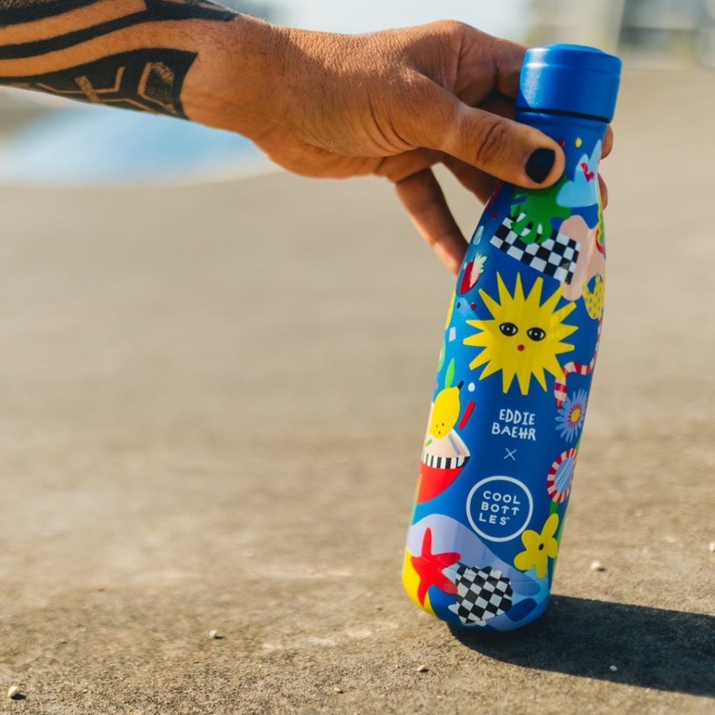 cool bottles 500ml 藝術家聯名保溫瓶｜eddie baehr 陽光嘉年華
