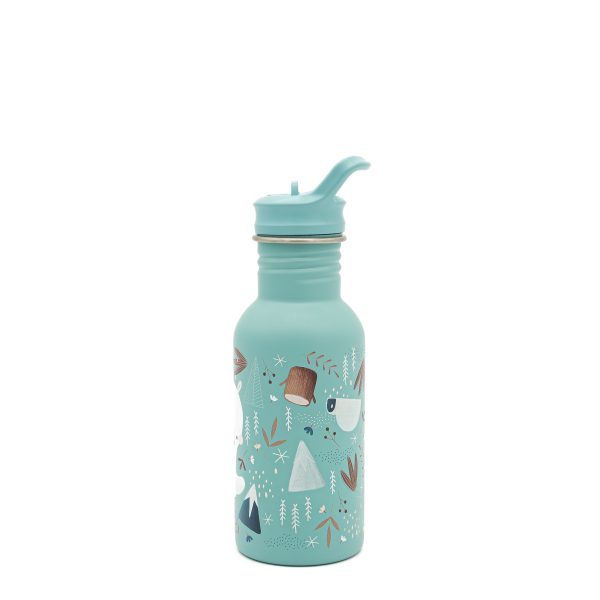 sassi junior 義大利設計 500ml 不鏽鋼冷水瓶｜munchy the bear