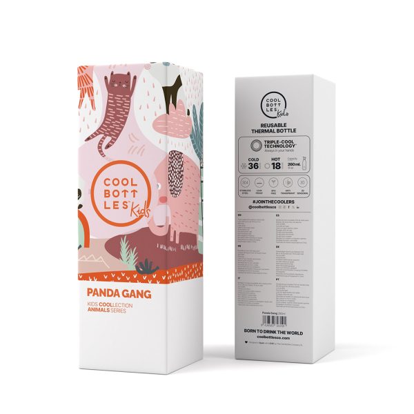 cool bottles kids 260ml 兒童保溫瓶 – 熊貓幫 🐼